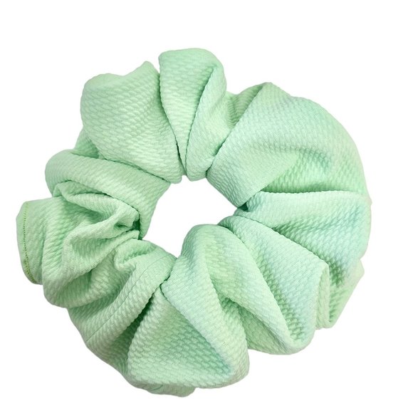 Brand New Handmade Green Extra Large Scruchies for all hair type - Picture 1 of 1